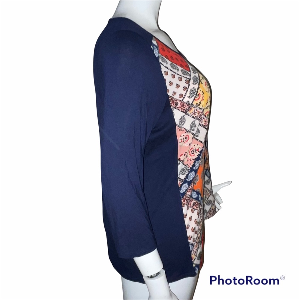 Ava James Floral Patchwork Blouse - image 2